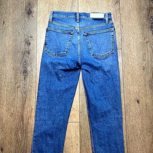 Re/Done 90’s High Rise Ankle Crop Jeans Size 24 - Picture 5 of 9